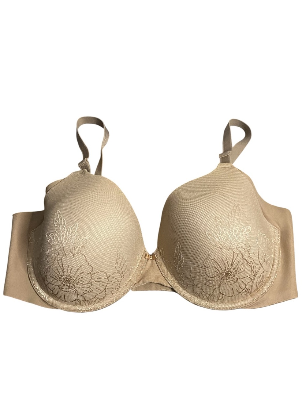 Warner’s Everyday Floral Underwire Bra in Nude